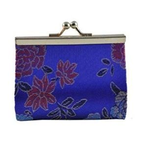 Chinese Silk Brocade Coin Purse / Coin Pouch